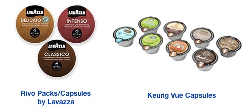What are the features of the Keurig Vue system?