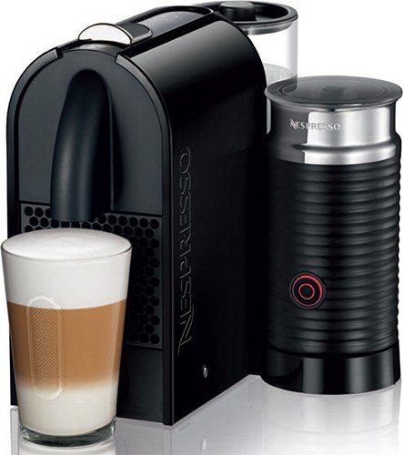 Nespresso U Pure Black Milk Espresso Machine