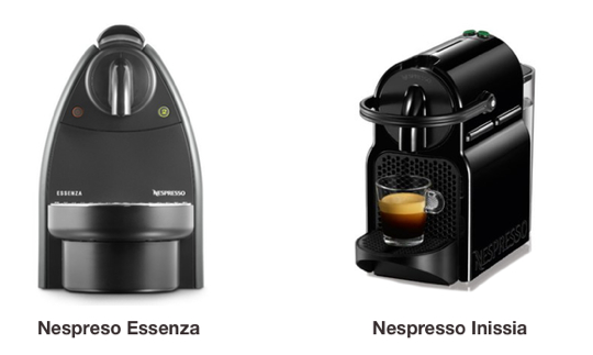 Nespresso Essenza vs Inissia