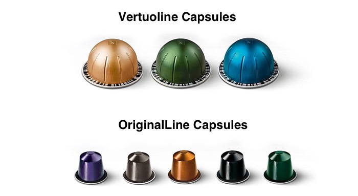 Vertuo vs OriginalLine capsules