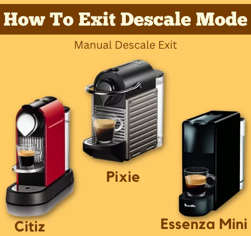 Nespresso Essenza Mini, CitiZ, Pixie Stuck in Descale Mode