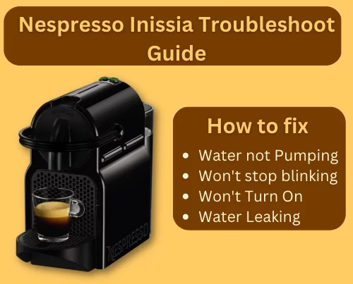 Nespresso Inissia Water Not Pumping