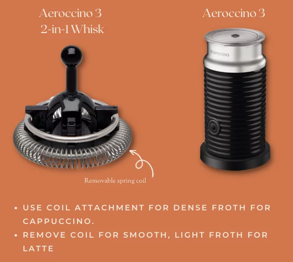 Nespresso Milk Frother Whisk Difference