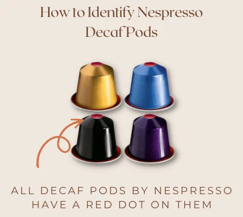 How to tell if Nespresso pod is decaf