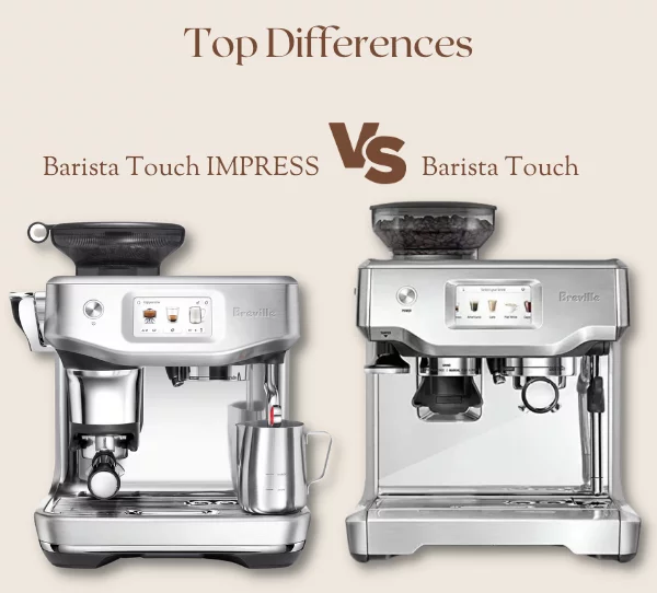 Breville Barista Touch BES880 vs Barista Touch Impress BES881 - Top Differences