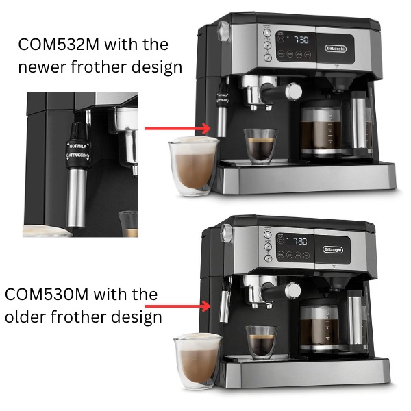 DeLonghi COM530M vs COM532M