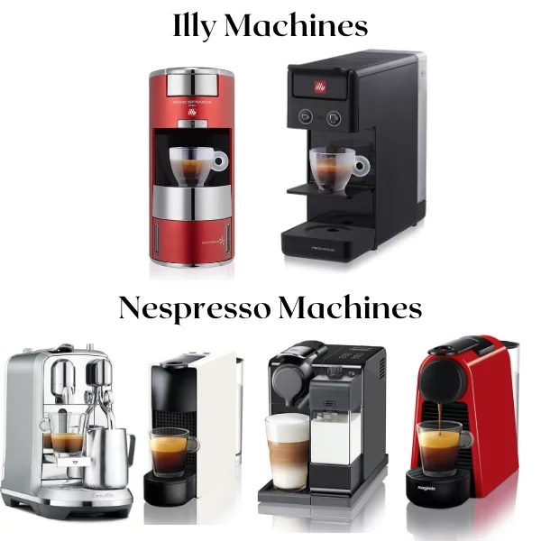 illy vs nespresso machines