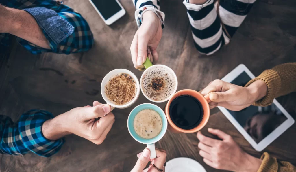 cappuccino vs coffee vs latte calories