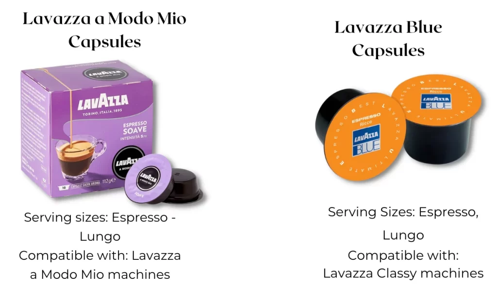 Lavazza Blue Pods vs a Modo Mio