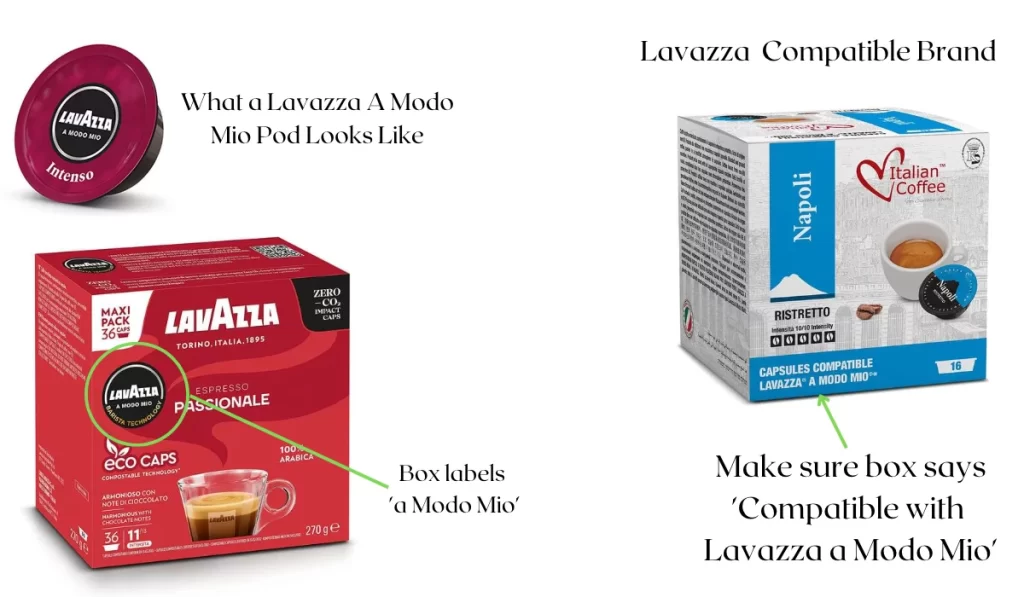 Lavazza A Modo Mio Capsules