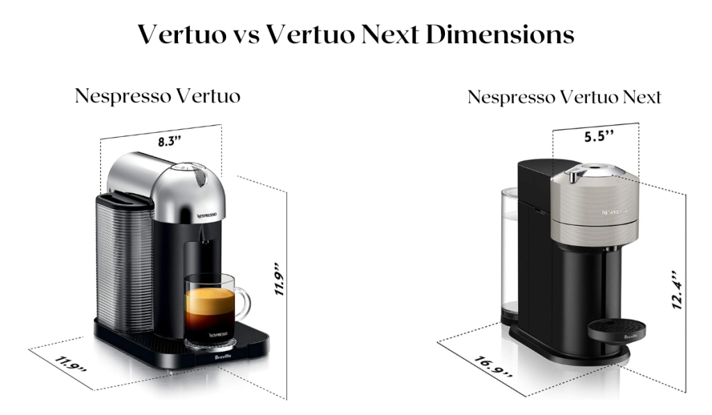 Nespresso Vertuo vs Vertuo Next Dimensions