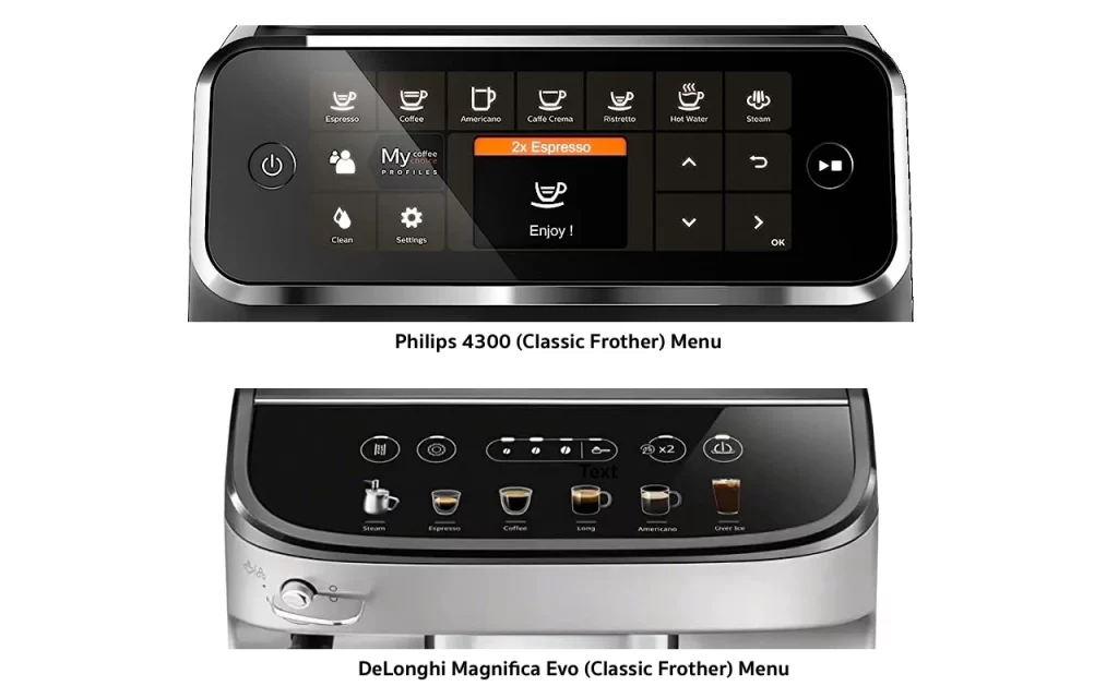 Philips 4300 vs DeLonghi Magnifica Evo - Many Differences To Consider