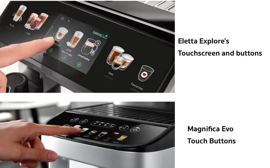 DeLonghi Eletta Explore vs Magnifica Evo 