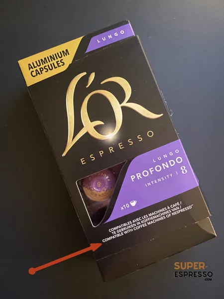 L'or Nespresso Pods