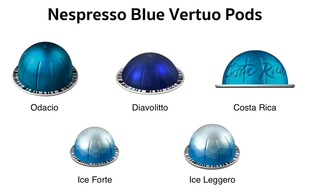 Nespresso Blue Vertuo Pods