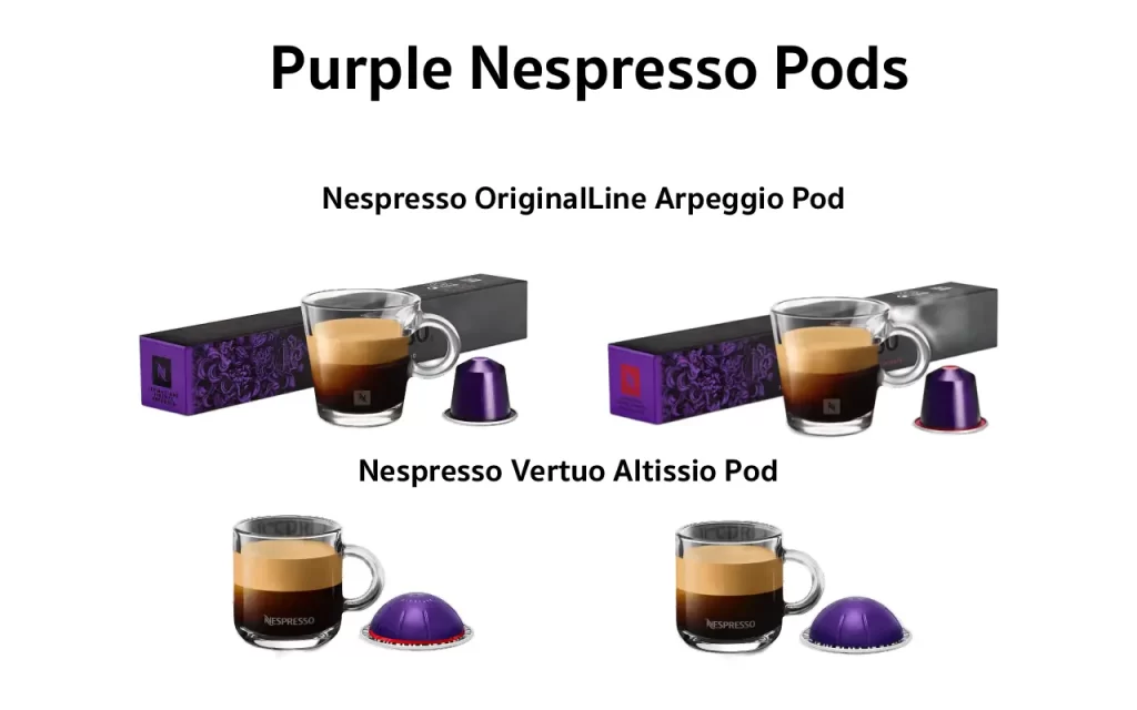 Purple Nespresso Pod