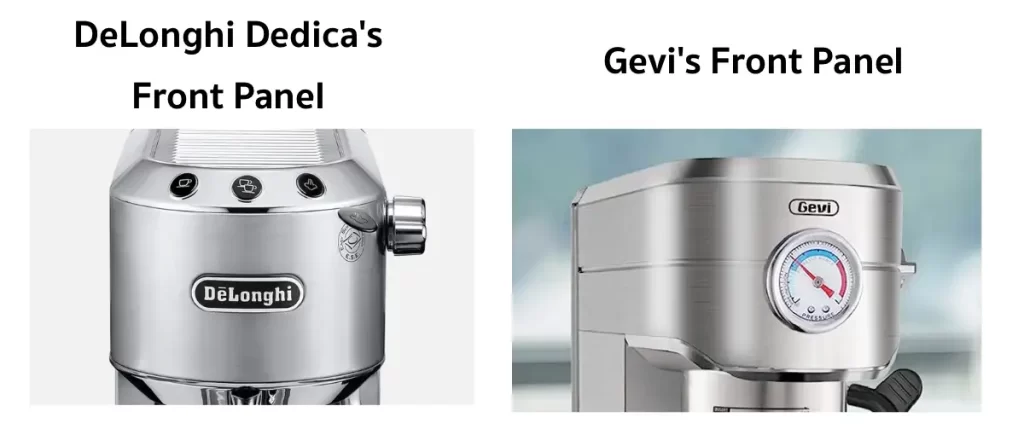 delonghi vs gevi controls