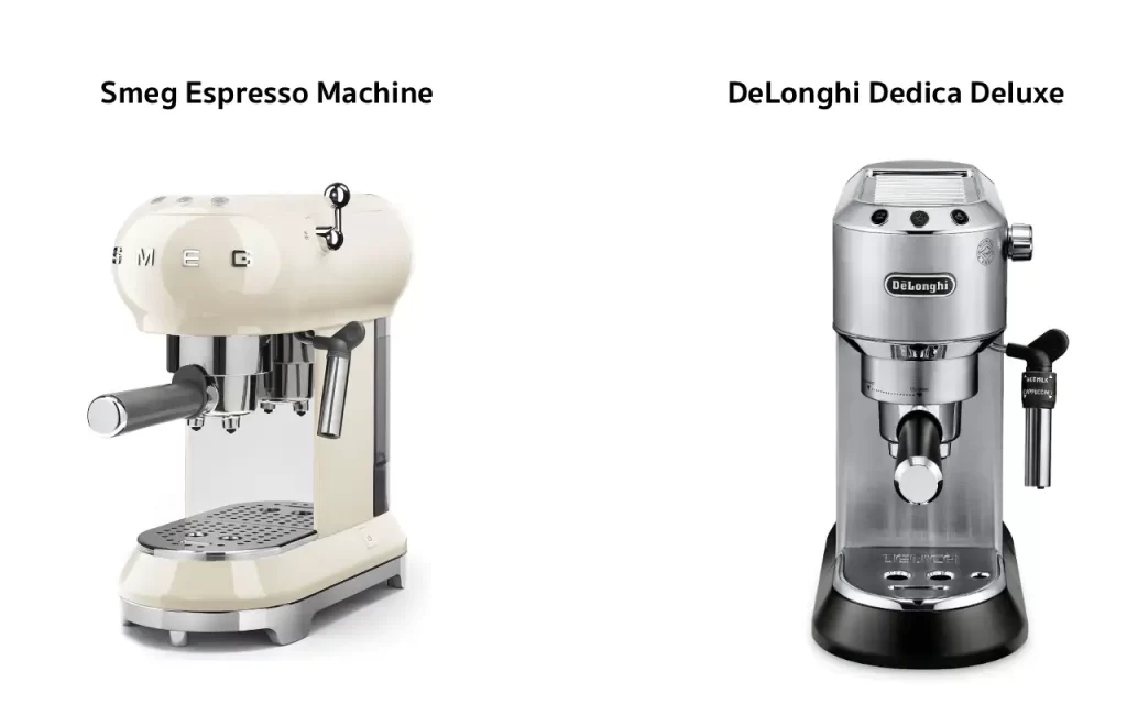 Smeg vs delonghi espresso machine