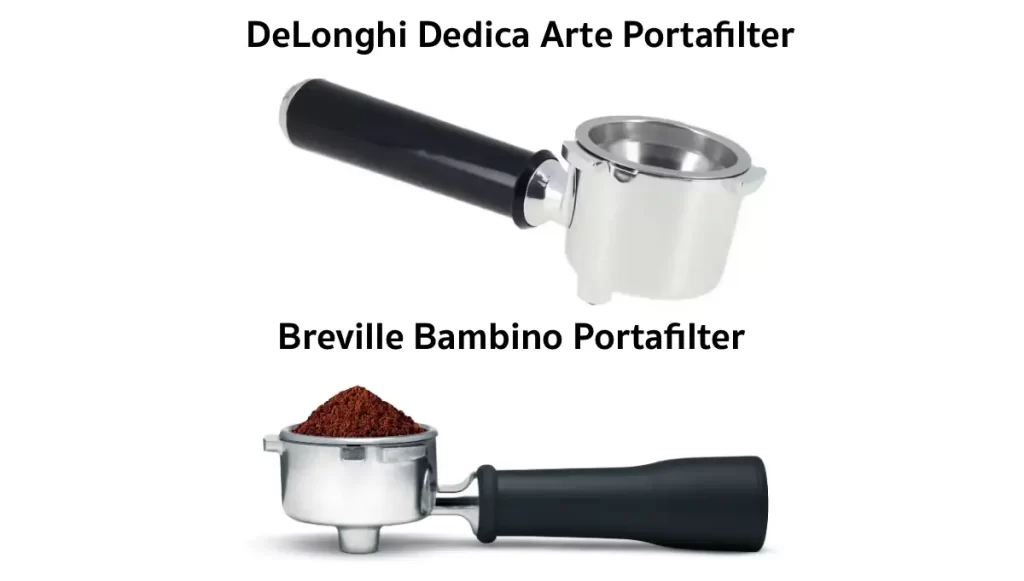 Breville vs DeLonghi Portafilters