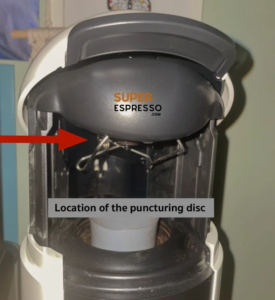 nespresso puncturing disc