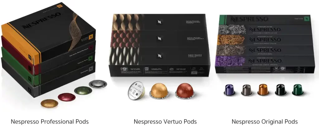 Nespresso Professional vs Nespresso for Home Pods