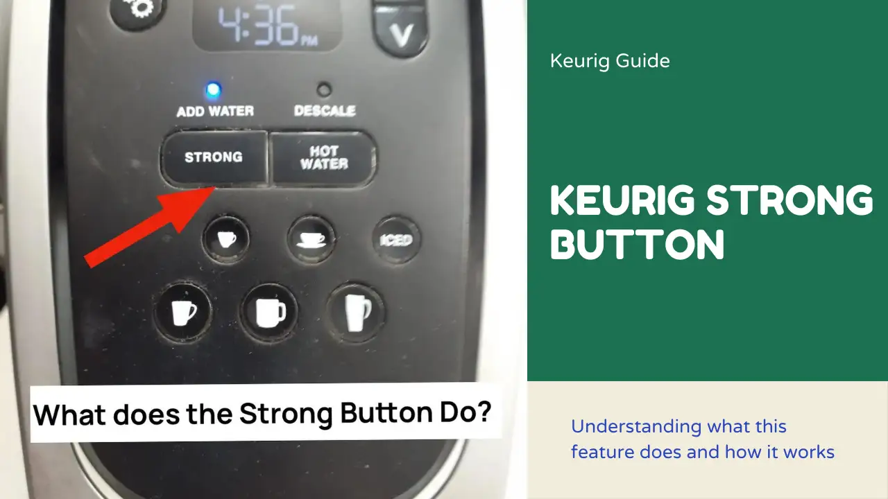How The Keurig Strong Button Works To Make Better Coffee